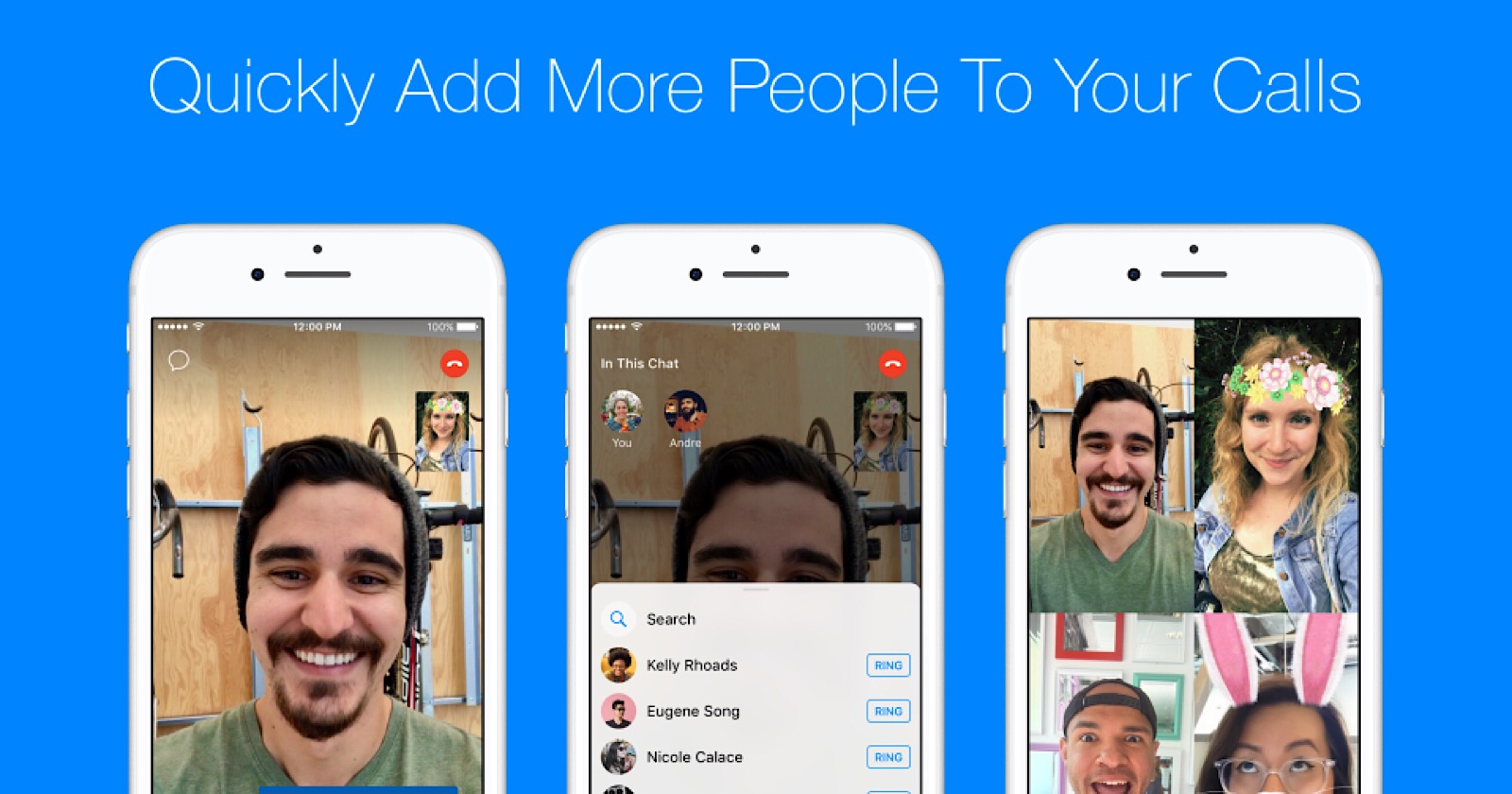 Facebook Messenger Lets Users Add People to In-Progress Calls