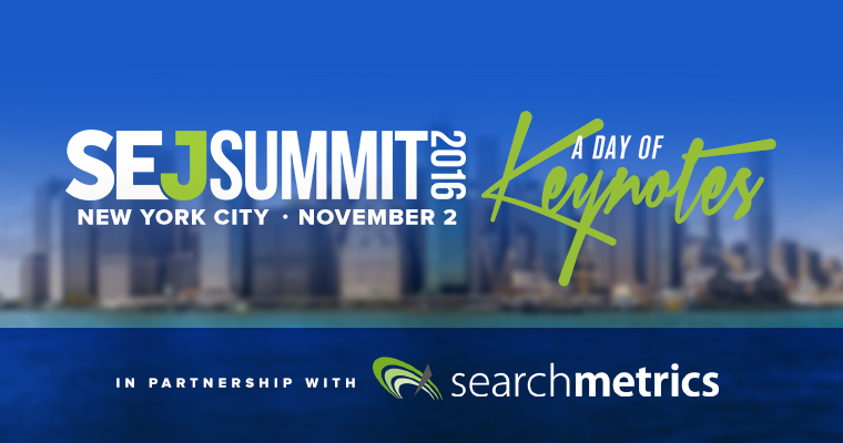 #SEJSummit NYC In Partnership With Searchmetrics | SEJ