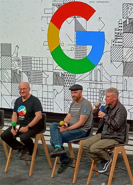 Photo of Google Search Liaison Danny Sullivan taken at Search Central Live NYC Event