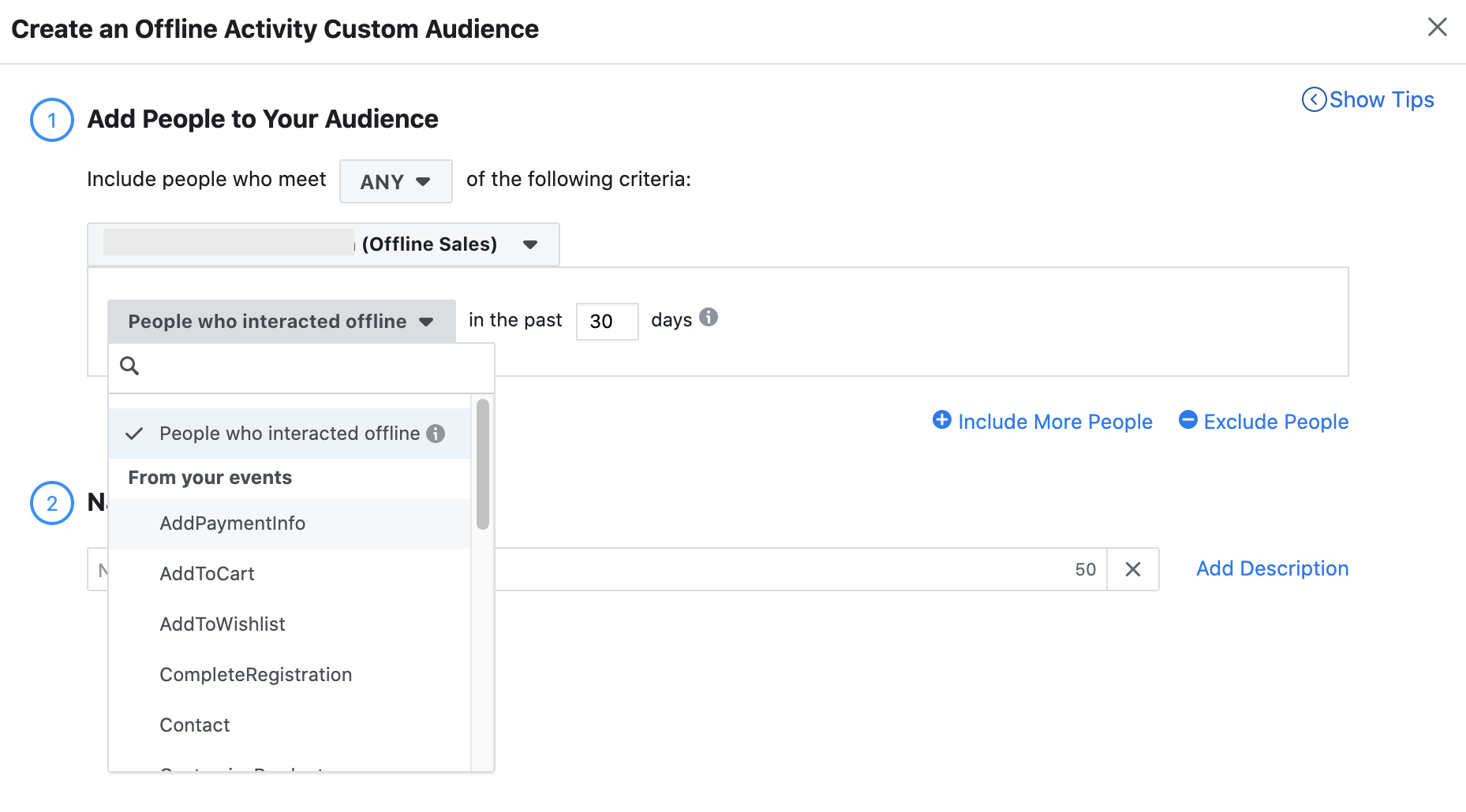 Offline Activity Audience