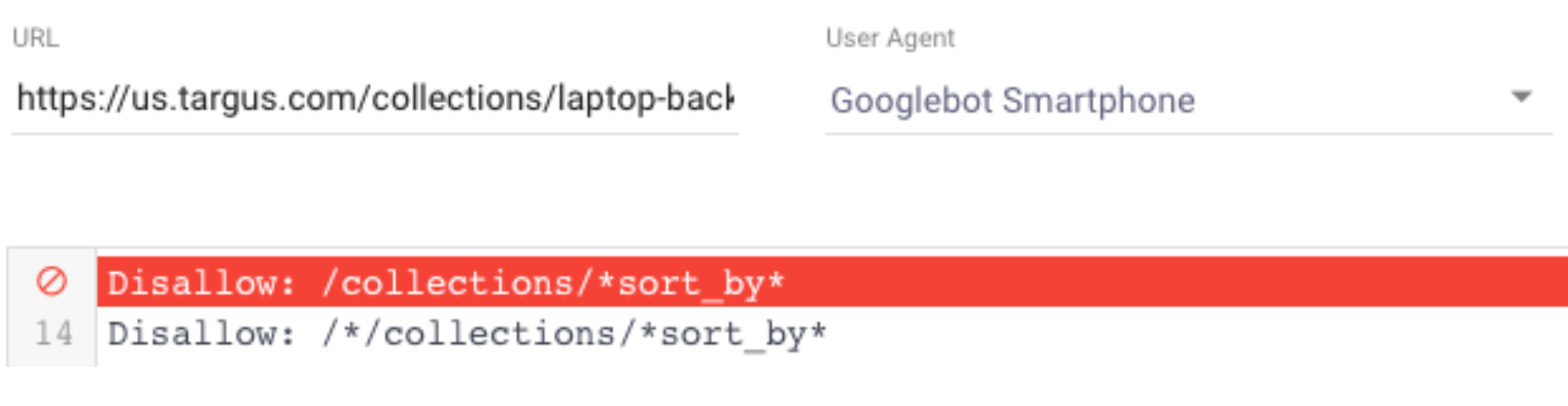 However, by default Shopify&rsquo;s robots.txt file has a rule that disallows this from being crawled.