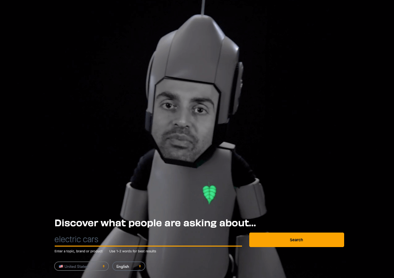 Search listening tool AnswerThePublic