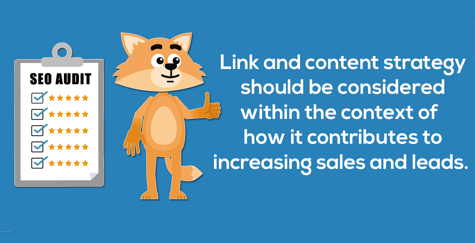 Link and content strategy should be considered within the context of &nbsp; how it contributes to increasing sales and leads.&nbsp;