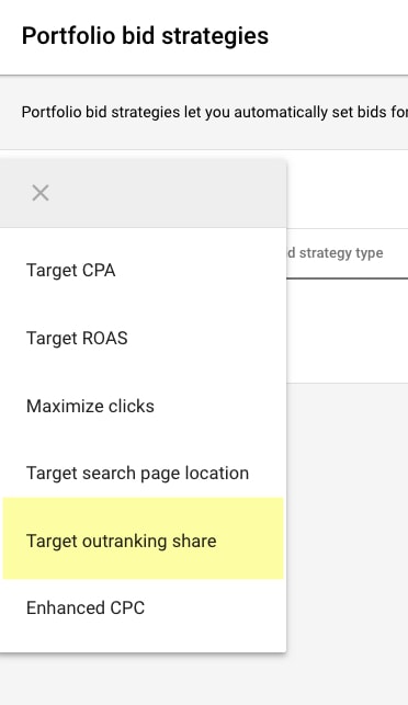 BId target outranking.